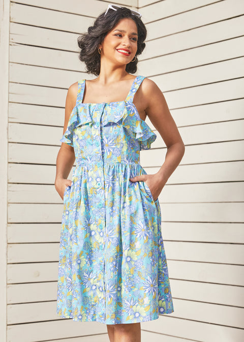 Šaty Beckoning The Berkshires Fit and Flare (doprodej)-3